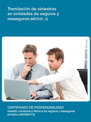 cover image of MF2181_2--Tramitación de siniestros en entidades de seguros y reaseguros.
